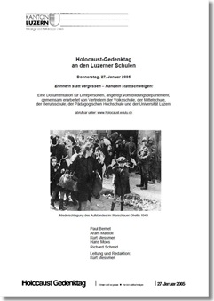 Titelbild_Holocaust Gedenktag 2005_Dokumentation 